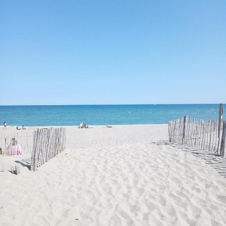 Appartement 6P Rez-De-Jardin Clim Acces Mer Direct Le Barcarès Zewnętrze zdjęcie
