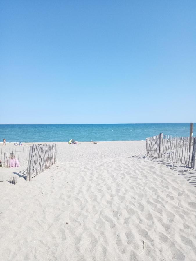 Appartement 6P Rez-De-Jardin Clim Acces Mer Direct Le Barcarès Zewnętrze zdjęcie